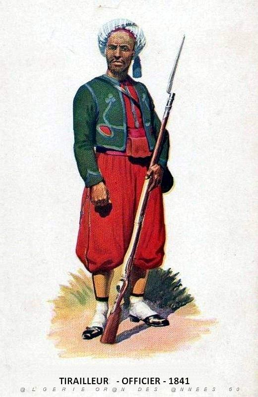 25- Alger - Casbah - Musee Franchet d'Esperey - Tirailleur - Officier - 1841.jpg